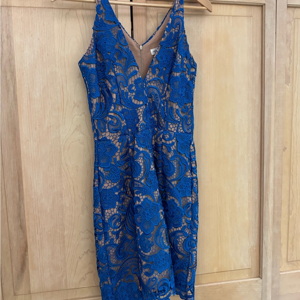 Dress The Population cocktail dress - cobalt - Picture 6 of 6